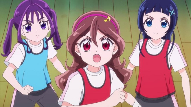 Scene from You and Idol Pretty Cure